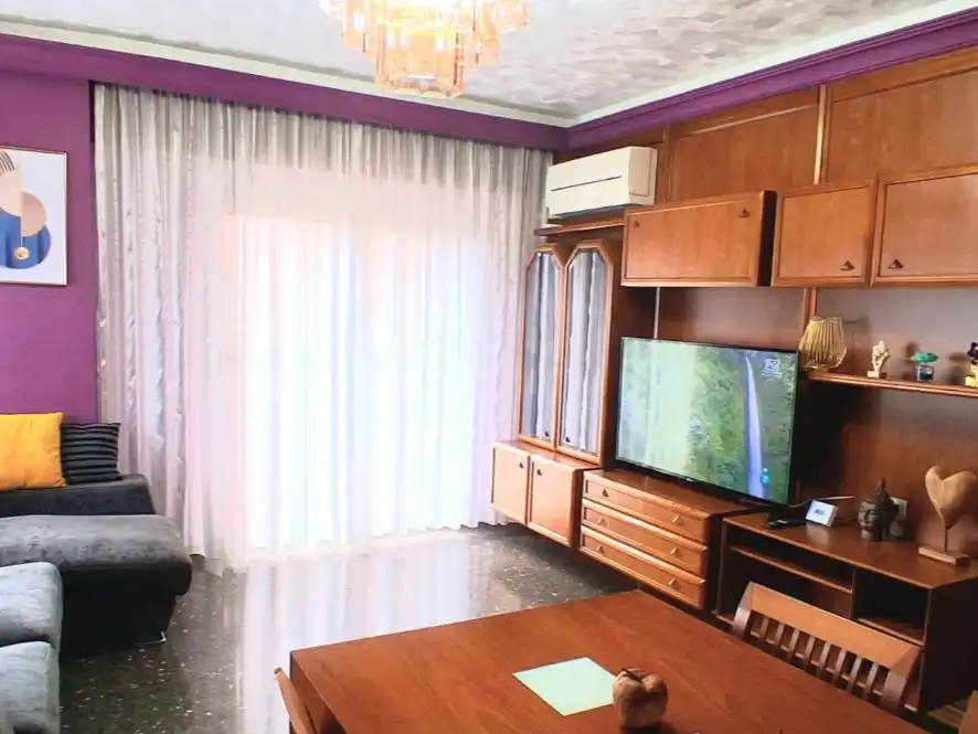 Sala de estar de Piso de alquiler en Albacete con Aire acondicionado, Calefacción y Terraza