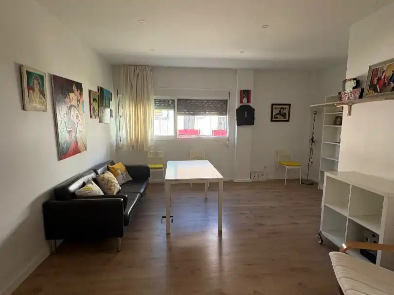 Sala de estar de Estudio de alquiler en Los Palacios y Villafranca con Aire acondicionado, Calefacción y Parquet