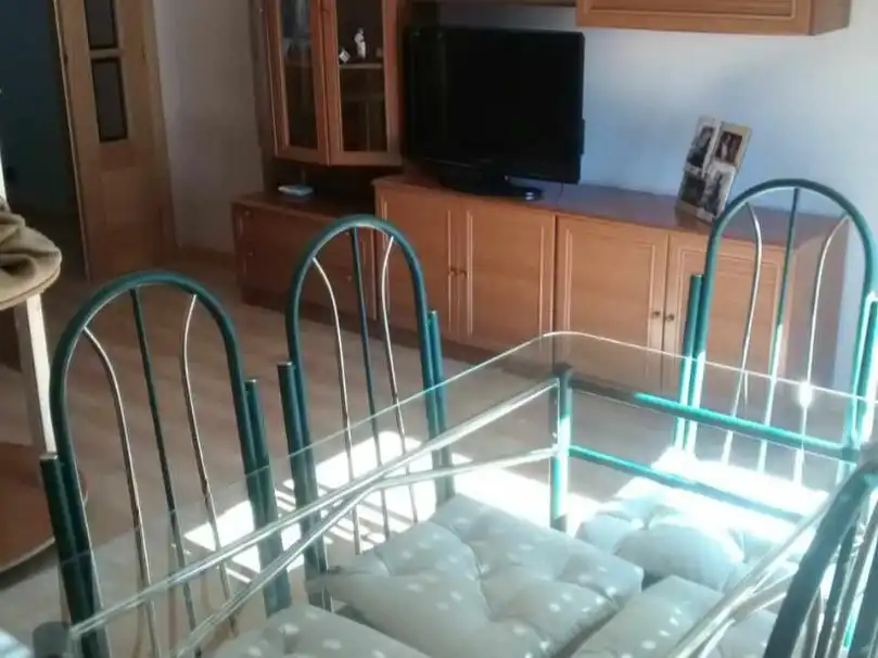 Dining room of Flat for rent in Plasencia  with Heating, Parquet flooring and Furnished