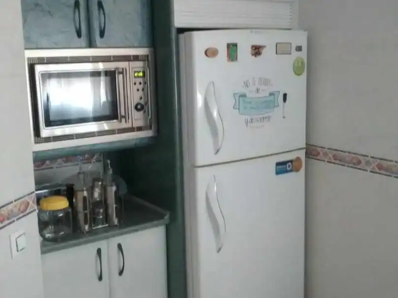 Kitchen of Flat for rent in Plasencia  with Heating, Parquet flooring and Furnished