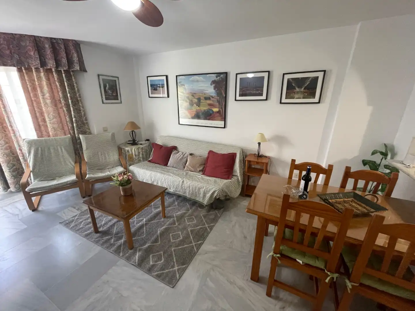 Flat for rent in Avenida Carlota Alessandri, 168, Montemar Living room of Flat for rent in Torremolinos with Air Conditioner, Terrace and Swimming Pool