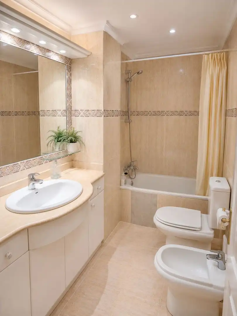 Piso en venta en Calle Barbecho, 31, Huerta del Rey Baño de Piso en venta en Valladolid Capital con Terraza y Balcón