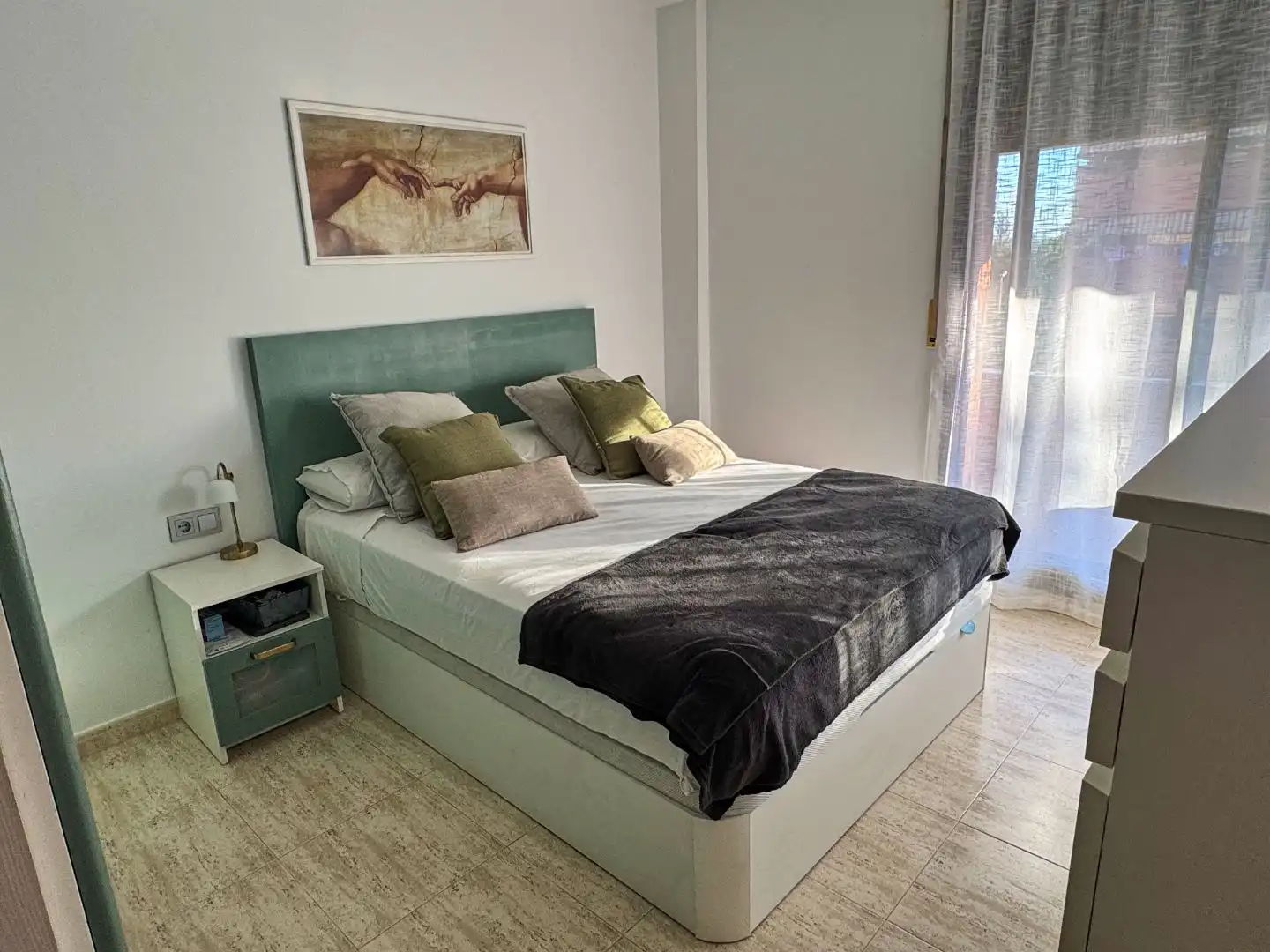 Flat for sale in Avinguda Can Corts, 21, Fontsanta - Fatjó Bedroom of Flat for sale in Cornellà de Llobregat with Terrace and Swimming Pool