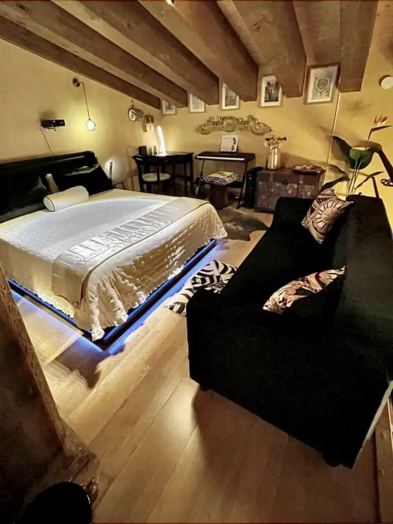 Loft zur Miete in Calle Praditos, 22, La Orbada Schlafzimmer von Loft zur Miete in La Orbada mit Klimaanlage, Heizung und Parkett