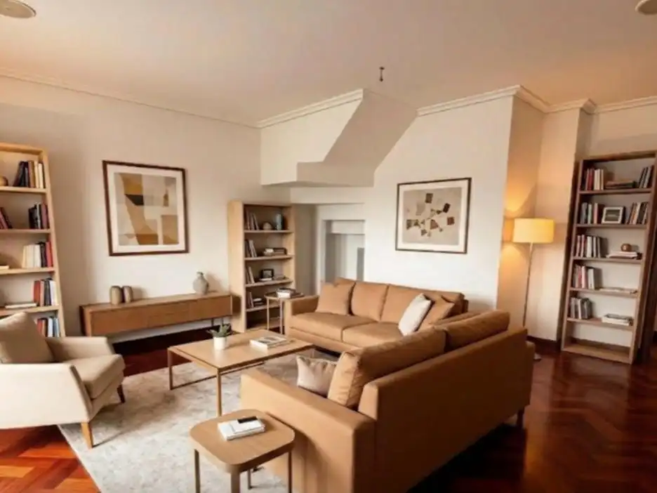 Piso en venta en Rúa Manuel Azaña, 12, Los Rosales Sala de estar de Piso en venta en A Coruña Capital con Calefacción, Parquet y Trastero