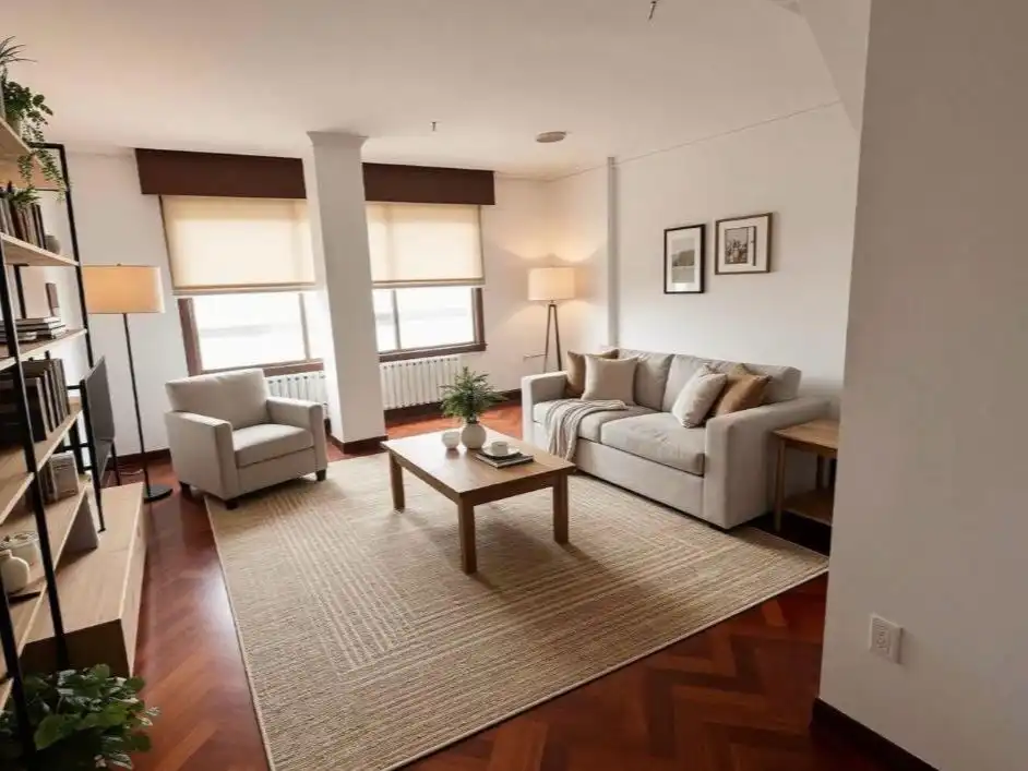 Piso en venta en Rúa Manuel Azaña, 12, Los Rosales Sala de estar de Piso en venta en A Coruña Capital con Calefacción, Parquet y Trastero