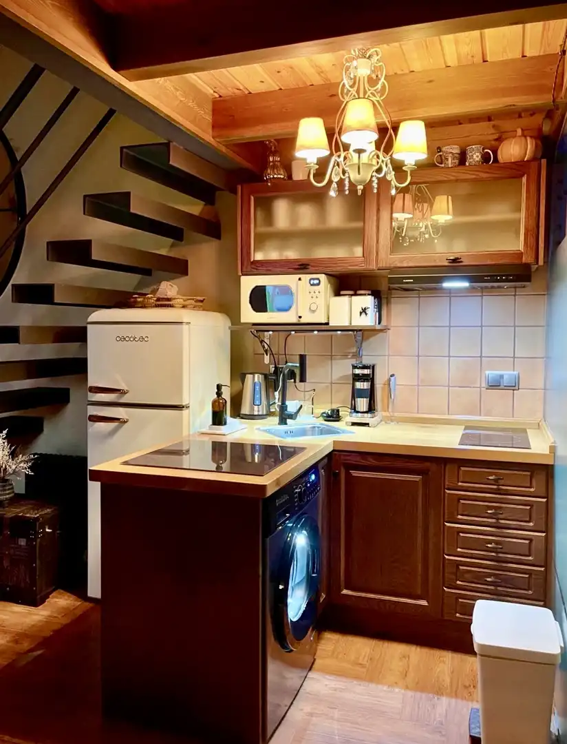 Loft zur Miete in Calle Praditos, 22, La Orbada Küche von Loft zur Miete in La Orbada mit Klimaanlage, Heizung und Parkett