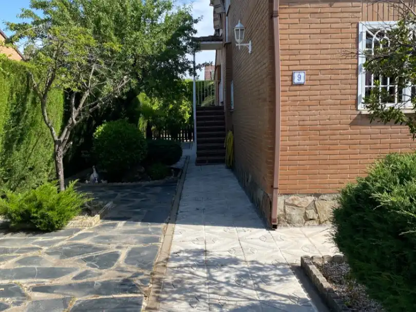 Terraza de Casa o chalet en venta en Rivas-Vaciamadrid con Aire acondicionado, Calefacción y Jardín privado