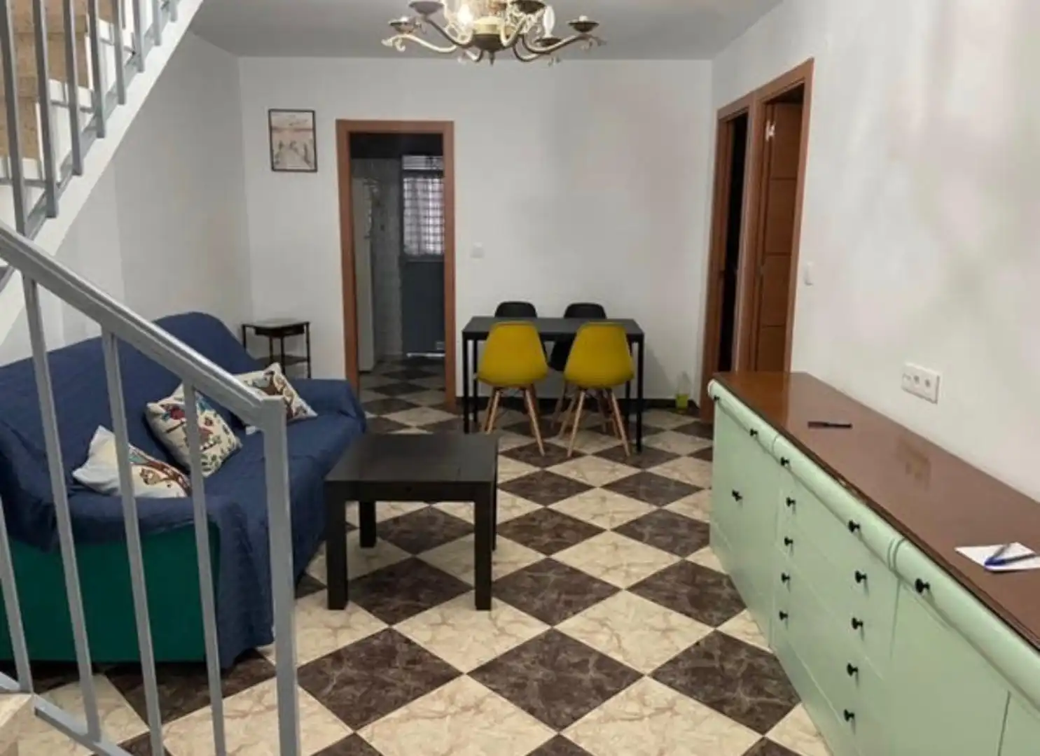 Sala de estar de Piso de alquiler en Brenes con Aire acondicionado y Balcón
