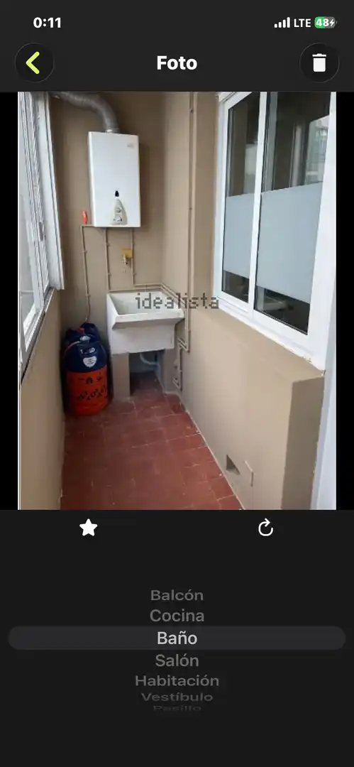 Balcony of Flat for rent in Ferrol  with Heating, Furnished and Balcony