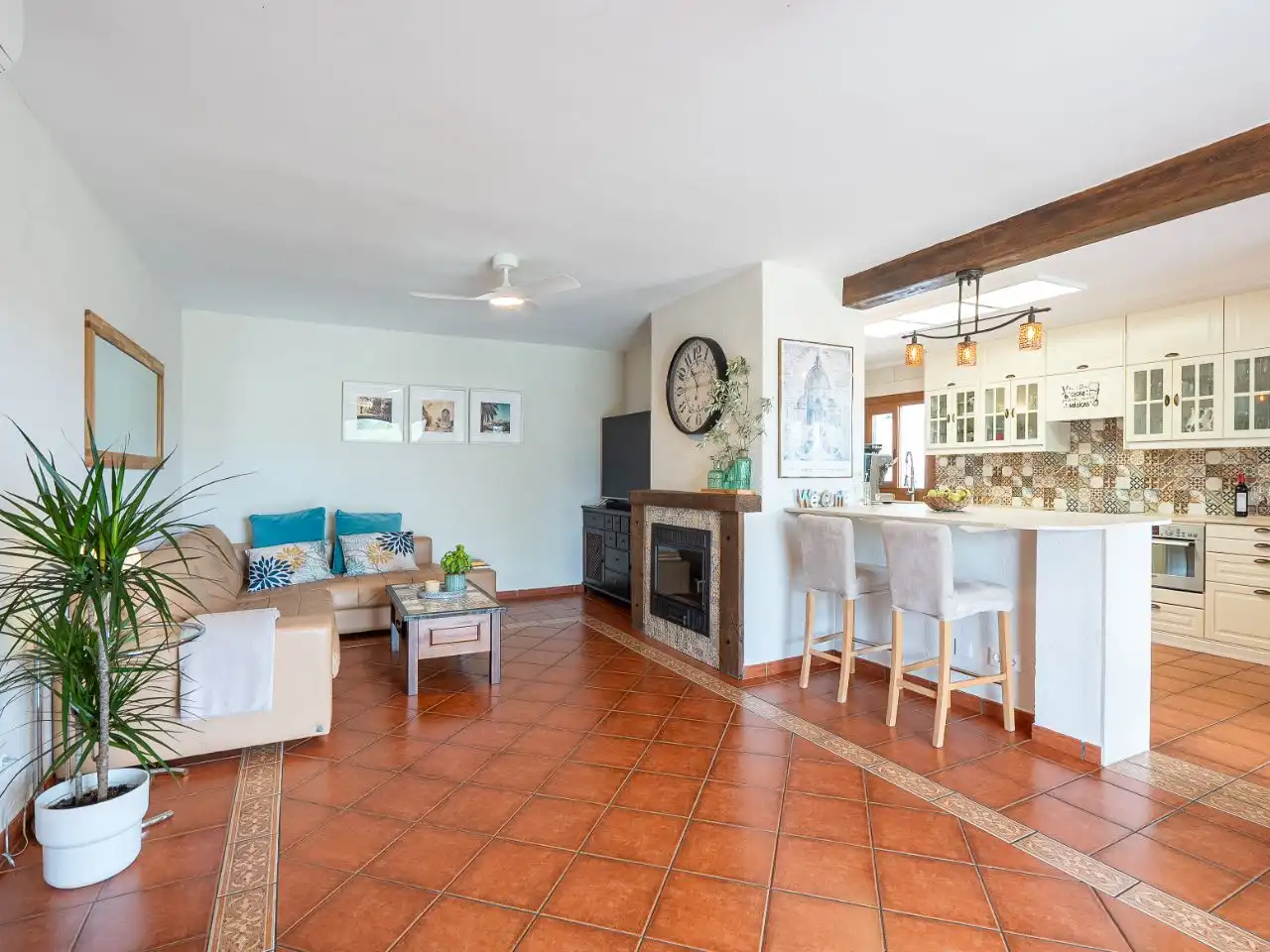 Living room of Country homes for sale in Bunyola  with Air Conditioner, Terrace and Swimming Pool
