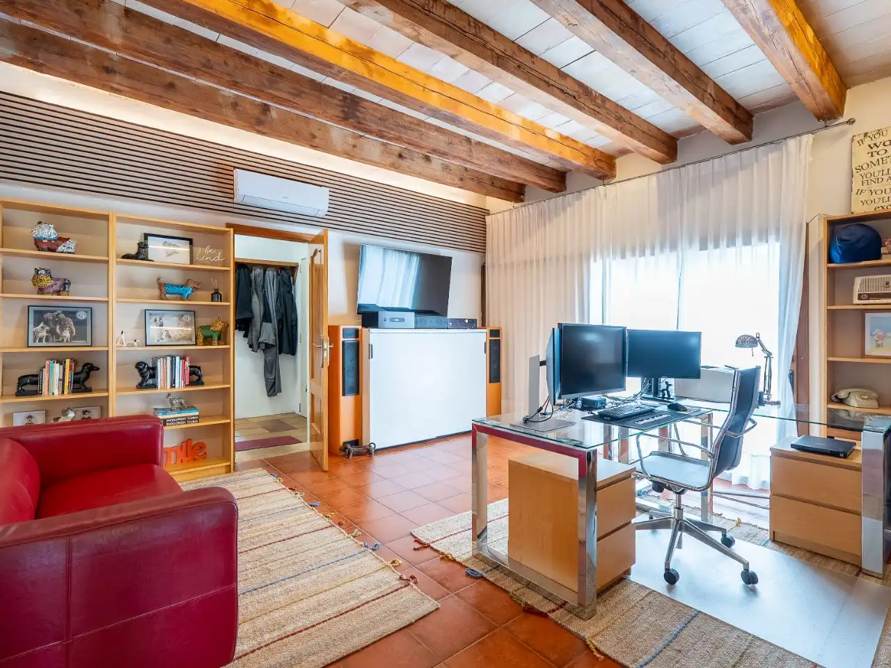 Living room of Country homes for sale in Bunyola  with Air Conditioner, Terrace and Swimming Pool