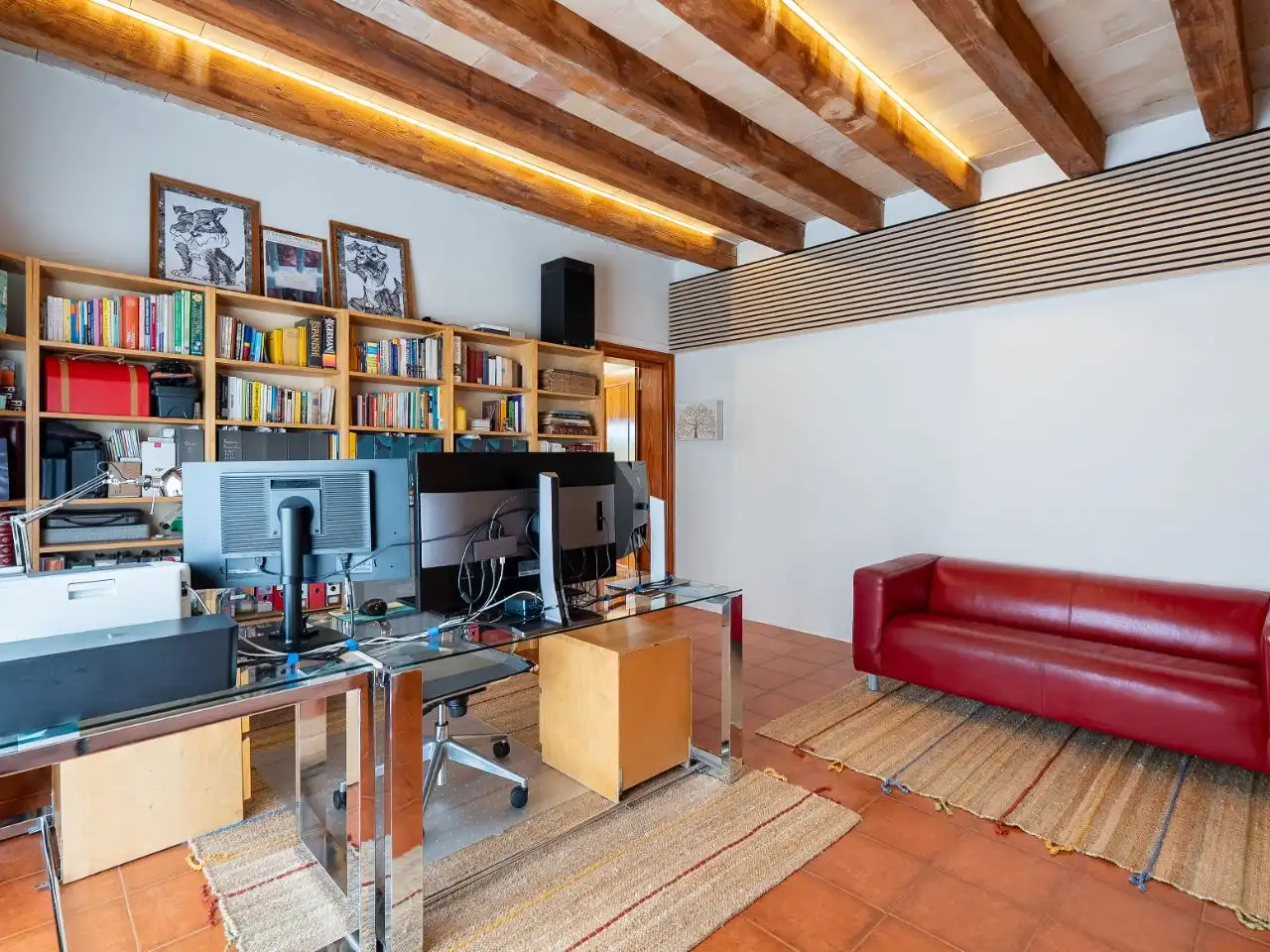 Living room of Country homes for sale in Bunyola  with Air Conditioner, Terrace and Swimming Pool