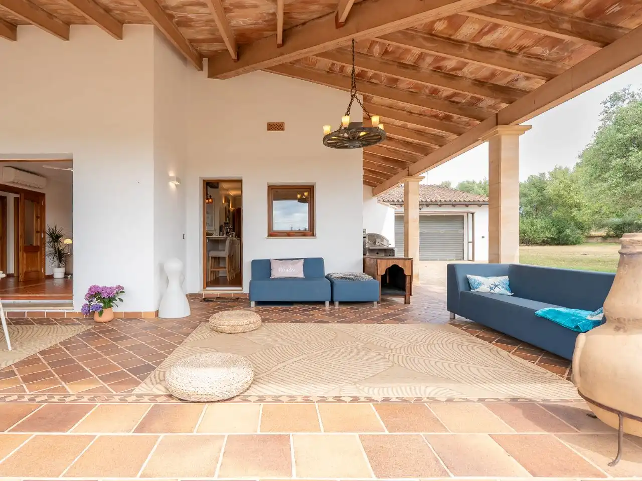 Terrace of Country homes for sale in Bunyola  with Air Conditioner, Terrace and Swimming Pool
