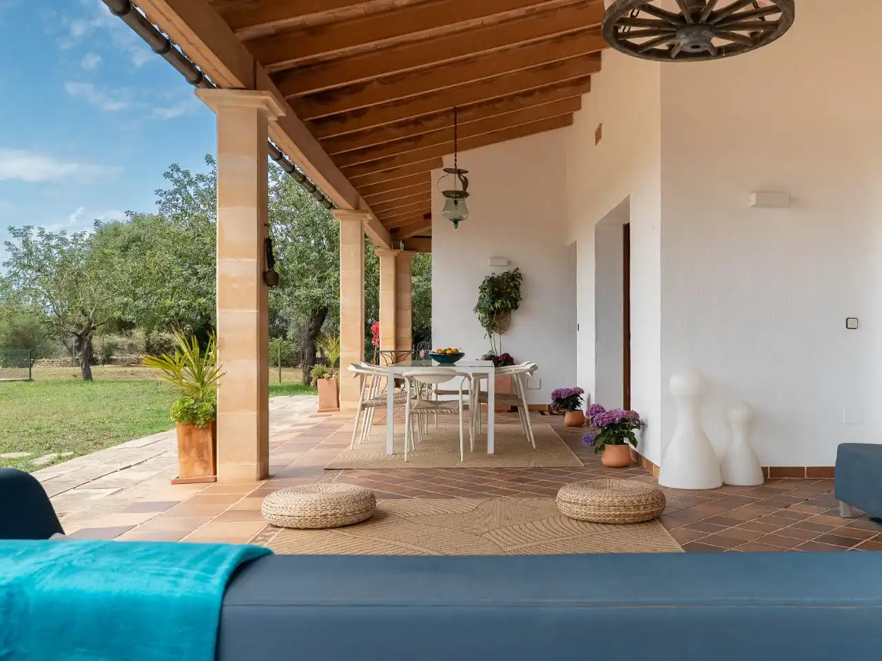 Terrace of Country homes for sale in Bunyola  with Air Conditioner, Terrace and Swimming Pool