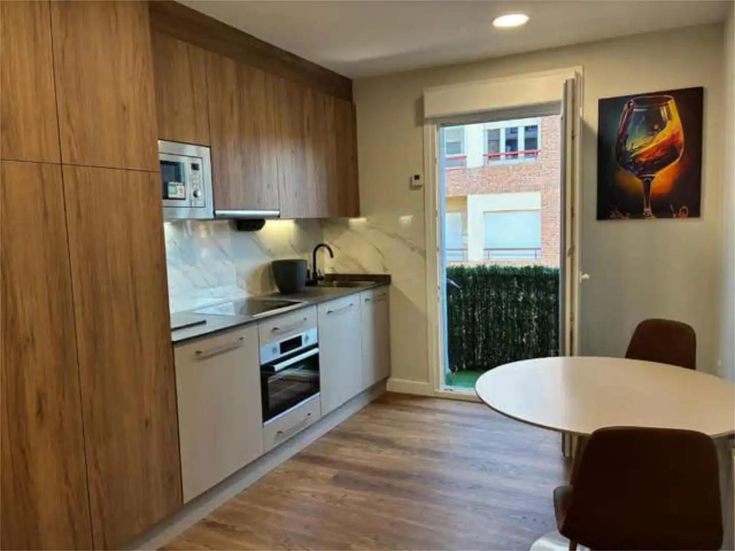 Piso de alquiler en San Millán - Ayuntamiento Cocina de Piso de alquiler en Logroño con Calefacción y Terraza