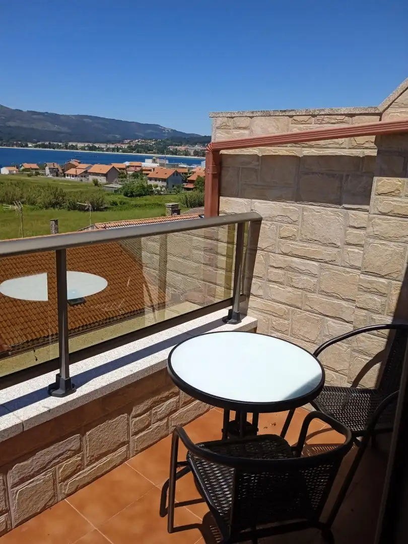 Terrace of Flat for rent in Boiro  with Heating, Private garden and Terrace