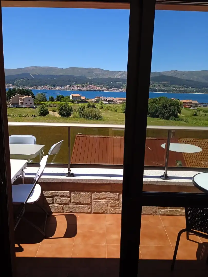 Terrace of Flat for rent in Boiro  with Heating, Private garden and Terrace
