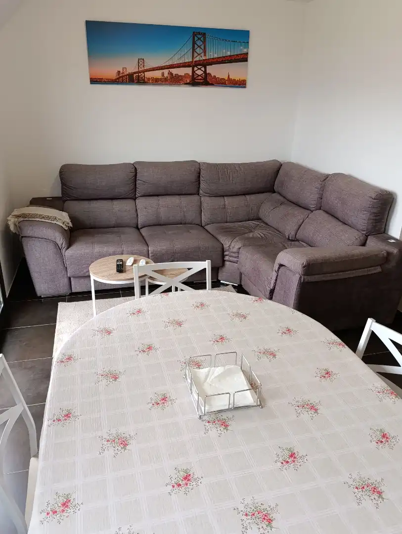 Living room of Flat for rent in Boiro  with Heating, Private garden and Terrace