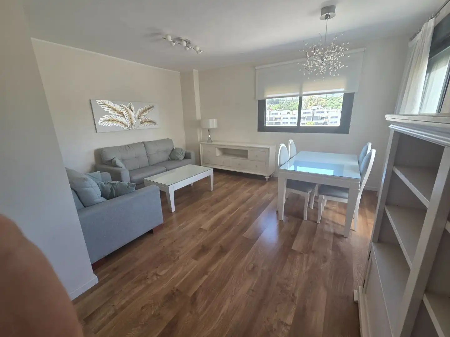 Attic for sale in Barrio Alto Living room of Attic for sale in San Juan de Aznalfarache with Air Conditioner, Terrace and Swimming Pool