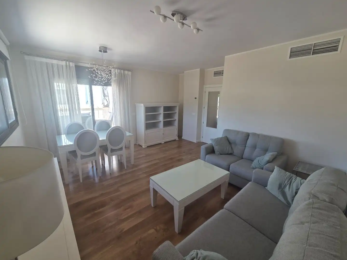 Attic for sale in Barrio Alto Living room of Attic for sale in San Juan de Aznalfarache with Air Conditioner, Terrace and Swimming Pool