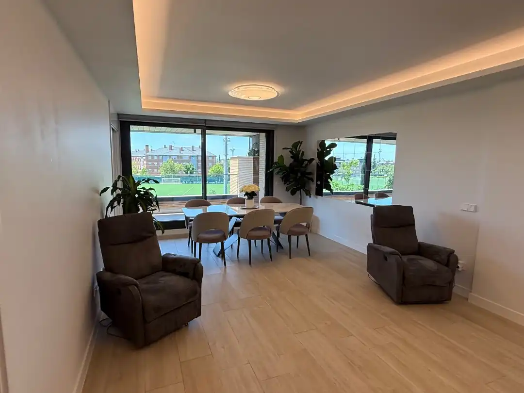 Flat for sale in Golf - El Carralero Dining room of Flat for sale in Majadahonda with Air Conditioner, Heating and Private garden