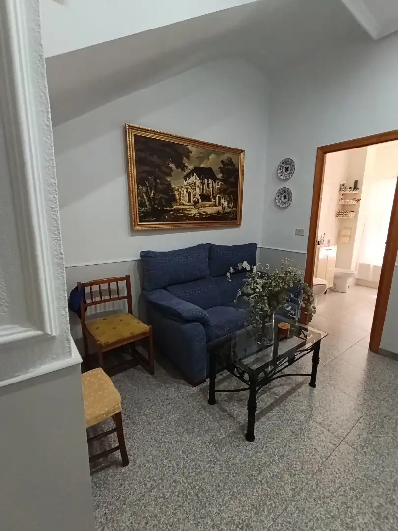 Sala de estar de Casa adosada en venta en Villarrobledo con Aire acondicionado