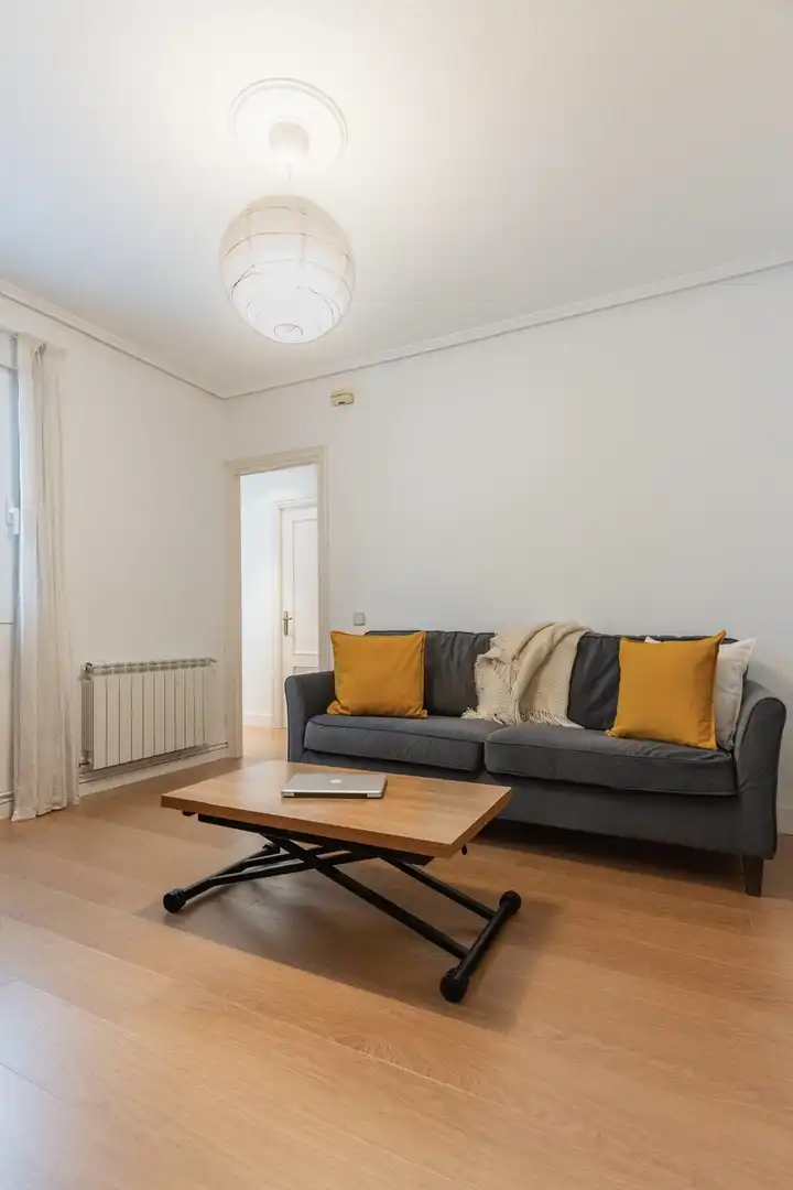 Sala de estar de Piso de alquiler en  Madrid Capital