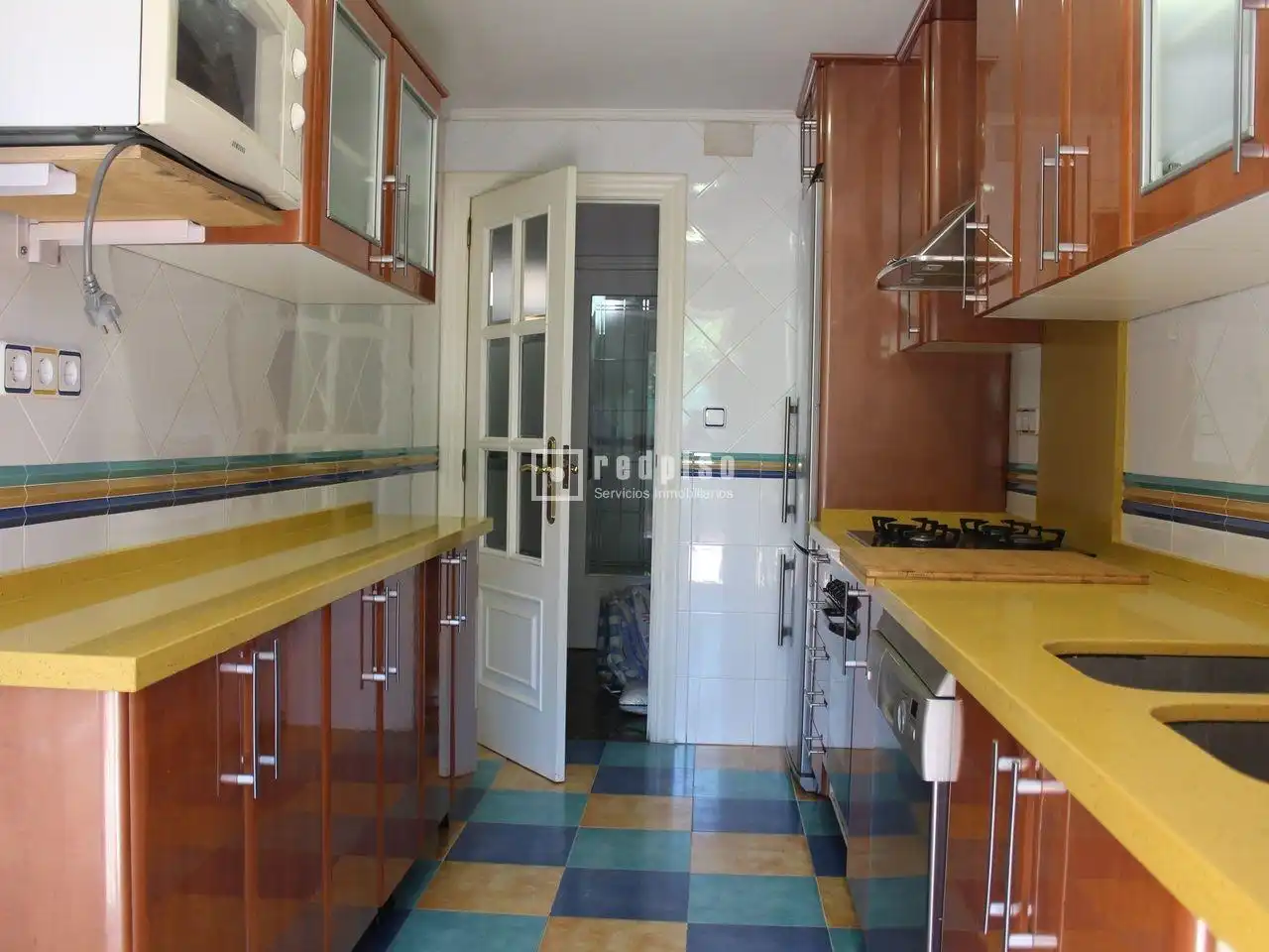 Cocina de Casa adosada de alquiler en Manises con Aire acondicionado, Calefacción y Parquet