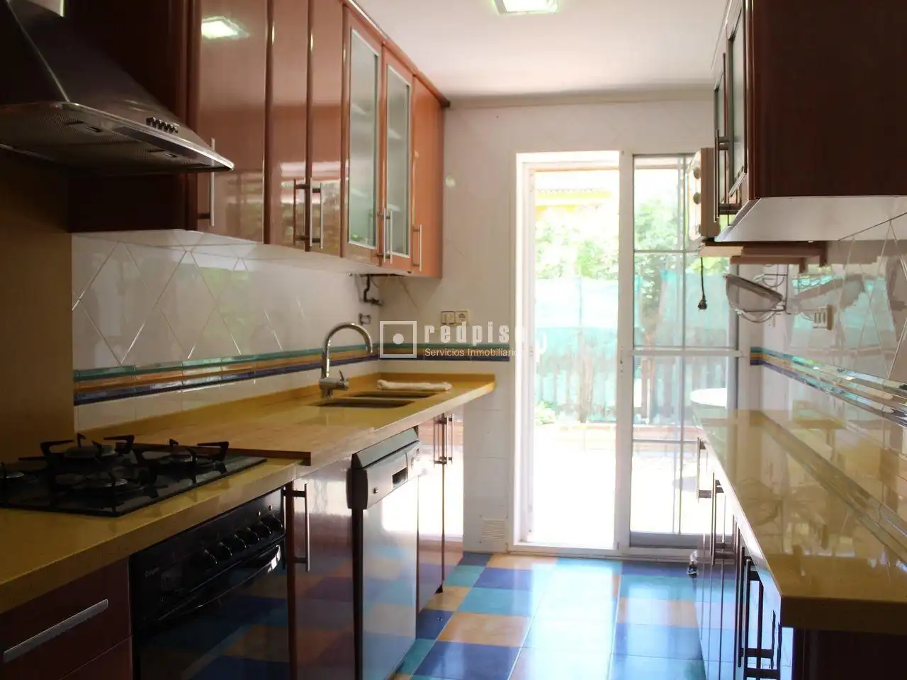 Cocina de Casa adosada de alquiler en Manises con Aire acondicionado, Calefacción y Parquet