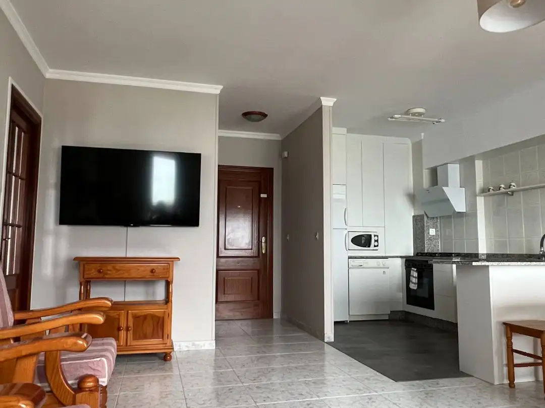 Living room of Flat for rent in Barreiros  with Terrace, Furnished and Community parking