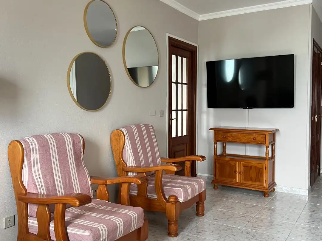 Living room of Flat for rent in Barreiros  with Terrace, Furnished and Community parking