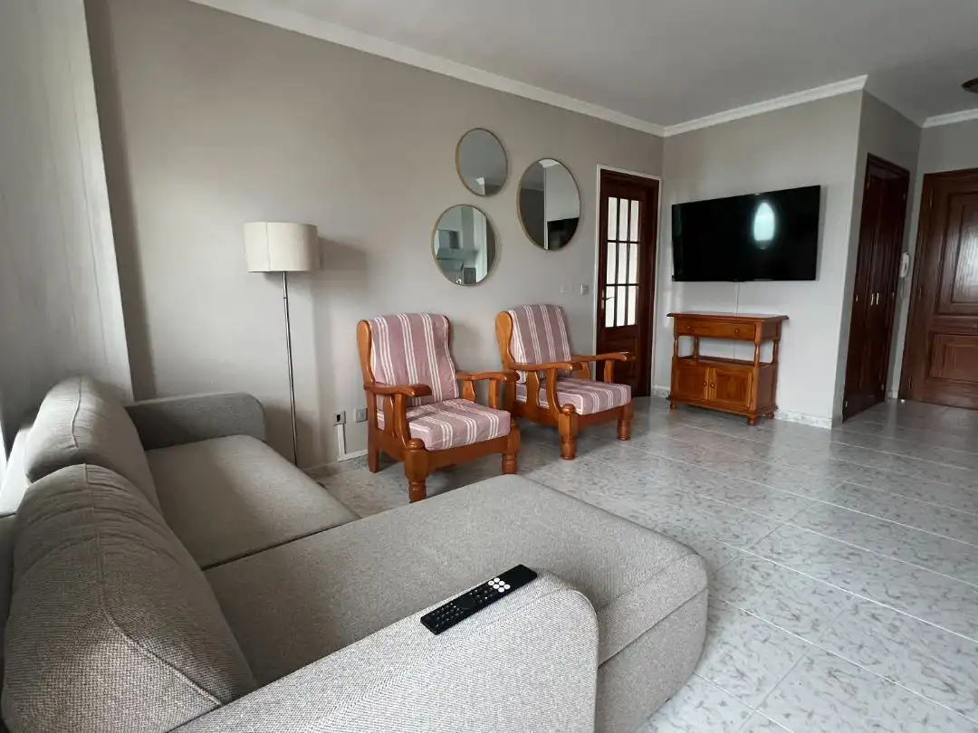 Living room of Flat for rent in Barreiros  with Terrace, Furnished and Community parking
