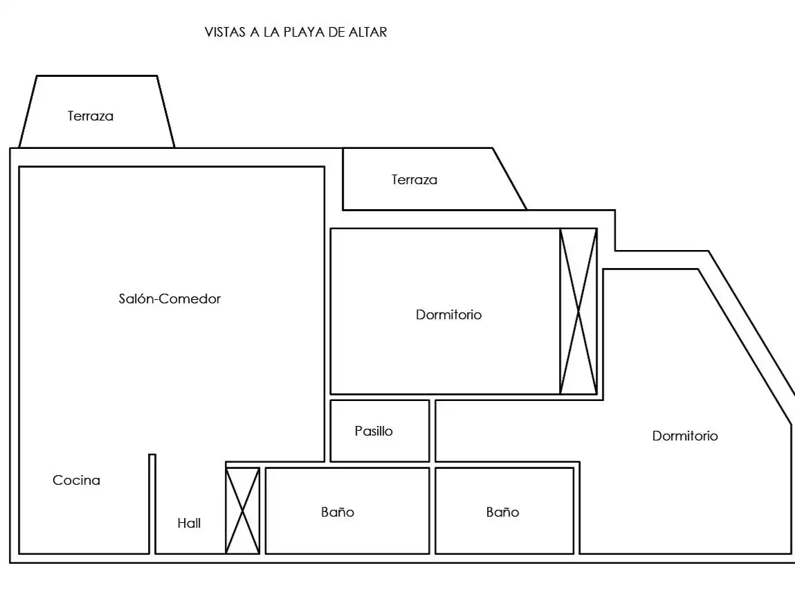 Flat for rent in Barreiros  with Terrace, Furnished and Community parking