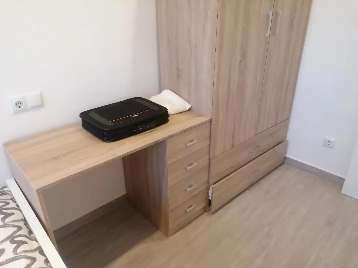 Flat for rent in Avenida Juan Pereda Pila, Pardaleras Bedroom of Flat for rent in Badajoz with Air Conditioner, Heating and Terrace