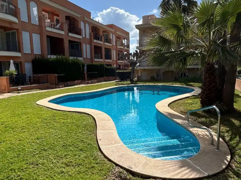 Swimming pool of Flat for sale in Llucmajor  with Air Conditioner, Private garden and Terrace