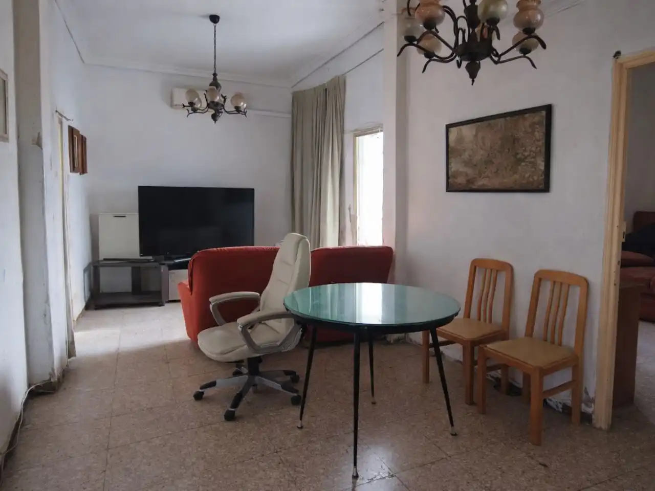 Planta baja en venta en Calle Cardenal Rodrigo de Castro, 17, Ciudad Jardín Sala de estar de Planta baja en venta en Sevilla con Aire acondicionado, Calefacción y Terraza