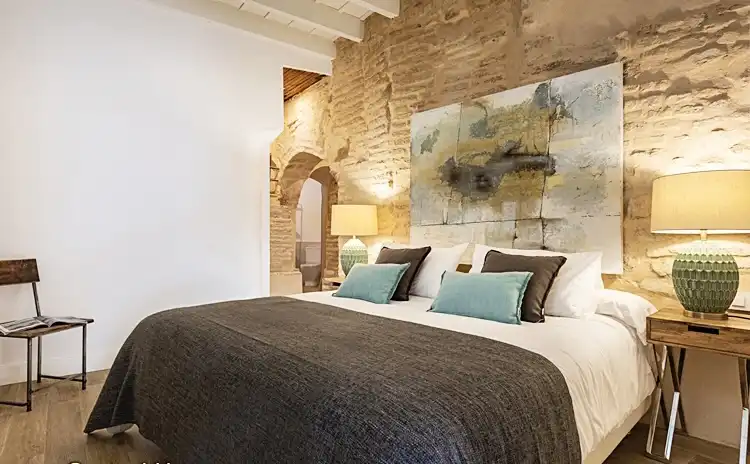 Houses for rent in Calle Juan de Mesa, 6, Santa Catalina Bedroom of Houses for rent in Sevilla with Air Conditioner, Heating and Private garden