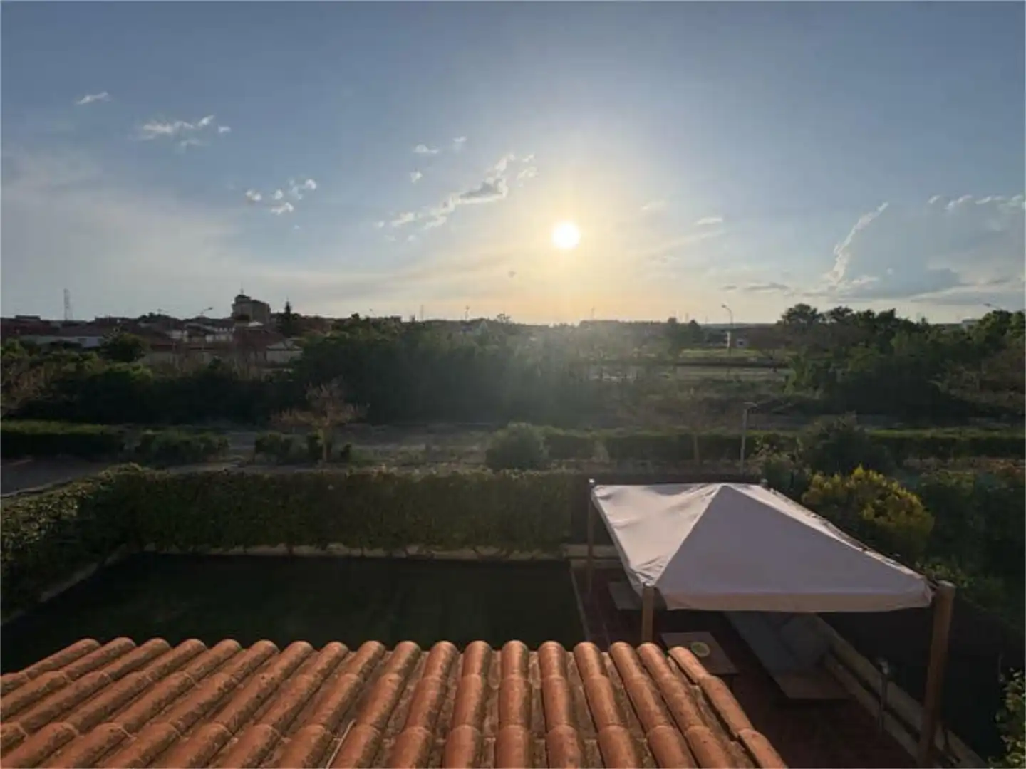 Terrace of Detached homes for rent in Villalobón  with Private garden and Furnished