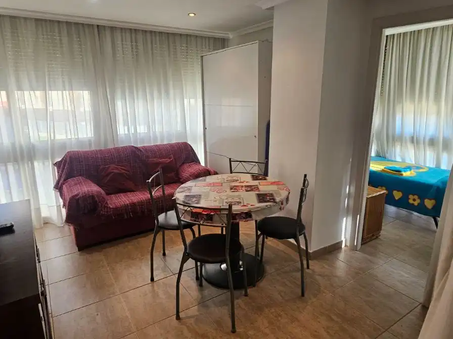 Flat for sale in Avenida del Mediterráneo, 31, Playa Levante Living room of Flat for sale in Benidorm with Air Conditioner, Terrace and Swimming Pool