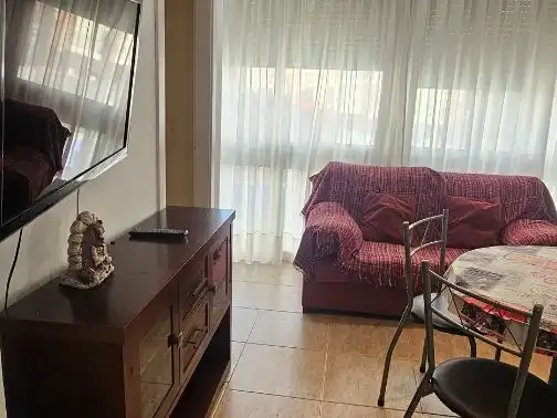 Flat for sale in Avenida del Mediterráneo, 31, Playa Levante Living room of Flat for sale in Benidorm with Air Conditioner, Terrace and Swimming Pool