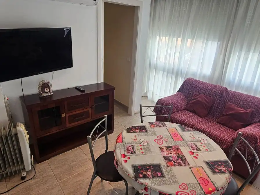 Flat for sale in Avenida del Mediterráneo, 31, Playa Levante Living room of Flat for sale in Benidorm with Air Conditioner, Terrace and Swimming Pool