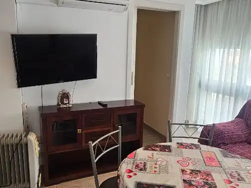 Flat for sale in Avenida del Mediterráneo, 31, Playa Levante Living room of Flat for sale in Benidorm with Air Conditioner, Terrace and Swimming Pool