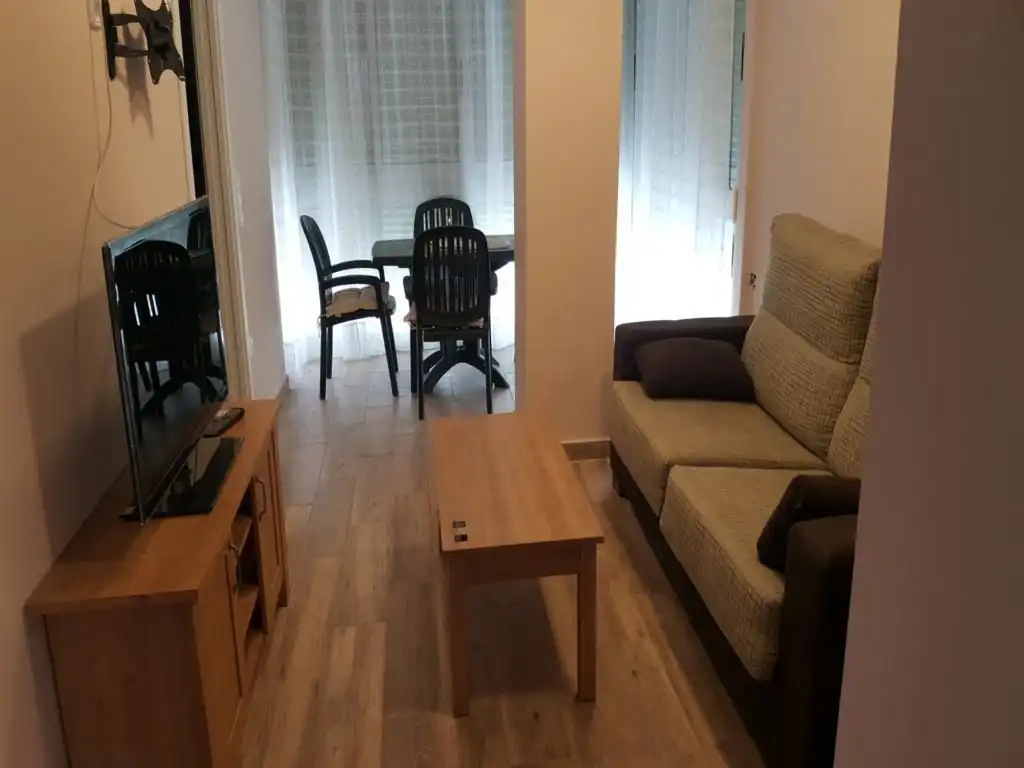 Flat for sale in Avenida del Mediterráneo, 31, Playa Levante Living room of Flat for sale in Benidorm with Air Conditioner, Terrace and Swimming Pool