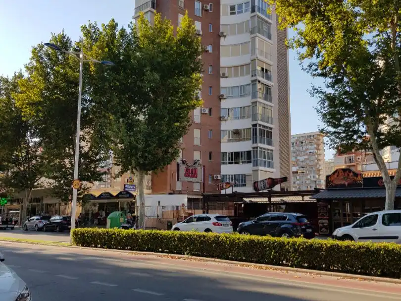 Flat for sale in Avenida del Mediterráneo, 31, Playa Levante Exterior view of Flat for sale in Benidorm with Air Conditioner, Terrace and Swimming Pool