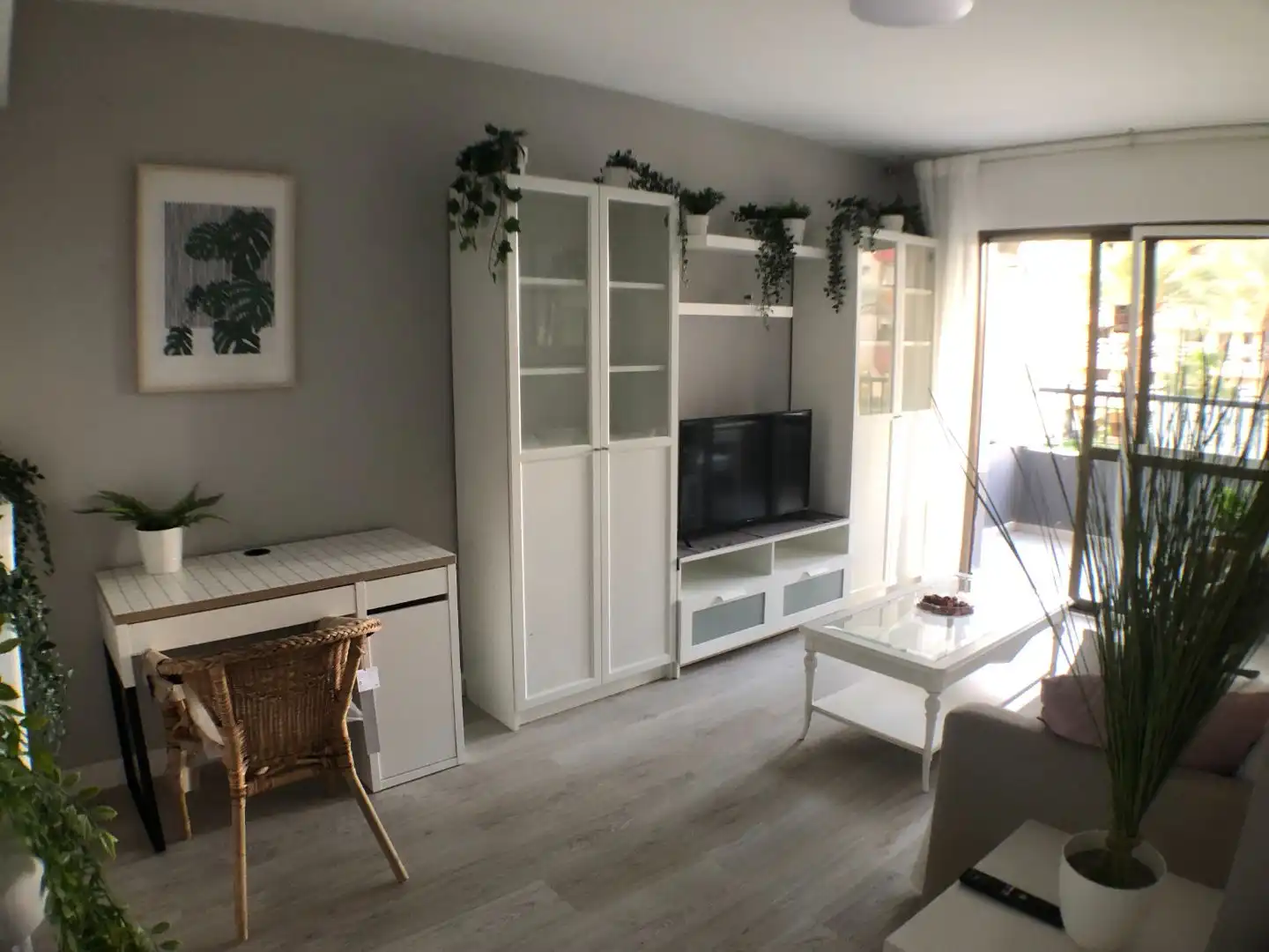 Apartments for rent in Plaza Torre Clara, 5, Aguadulce Sur Living room of Apartments for rent in Roquetas de Mar with Air Conditioner, Heating and Parquet flooring