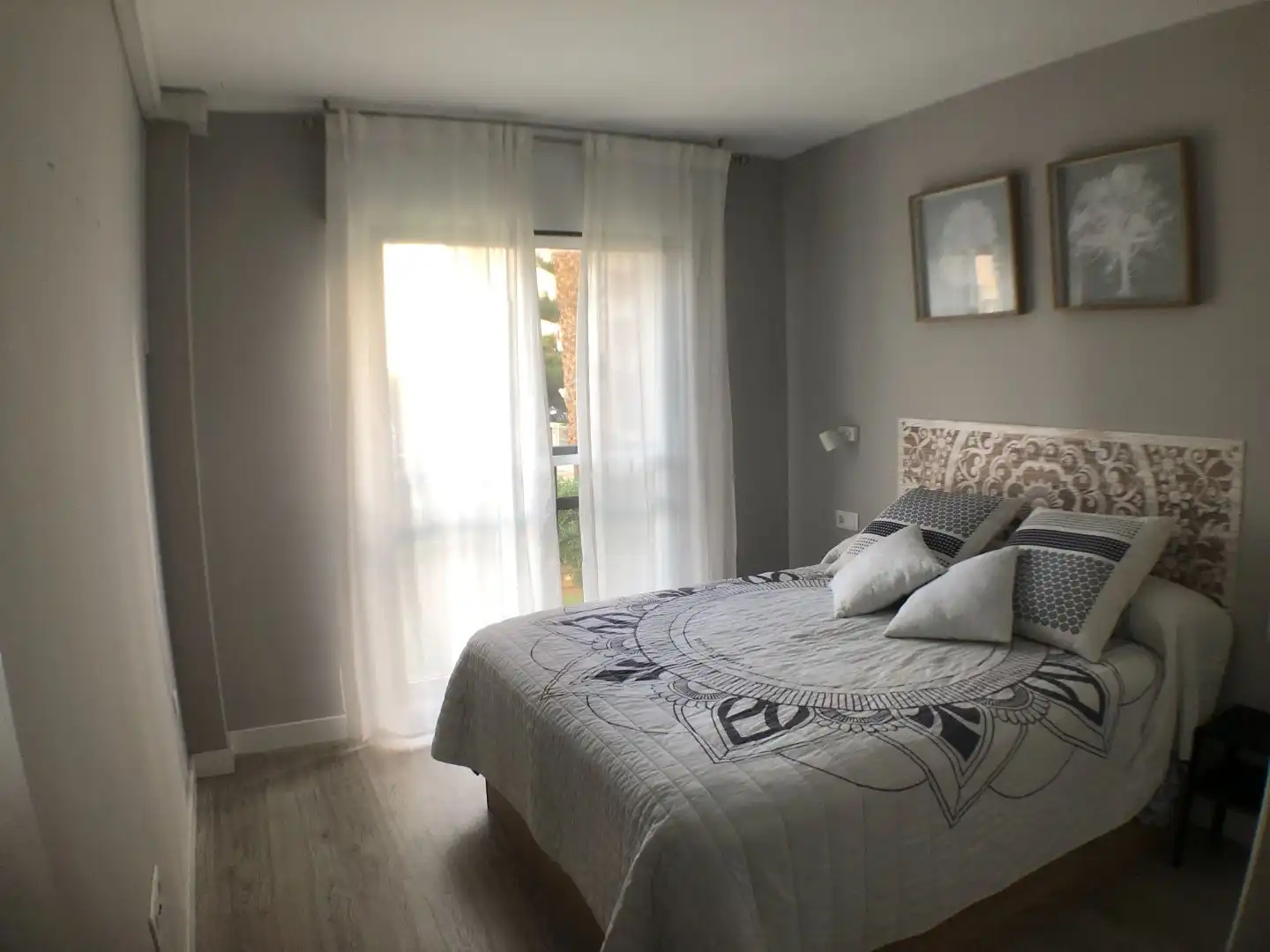 Apartments for rent in Plaza Torre Clara, 5, Aguadulce Sur Bedroom of Apartments for rent in Roquetas de Mar with Air Conditioner, Heating and Parquet flooring