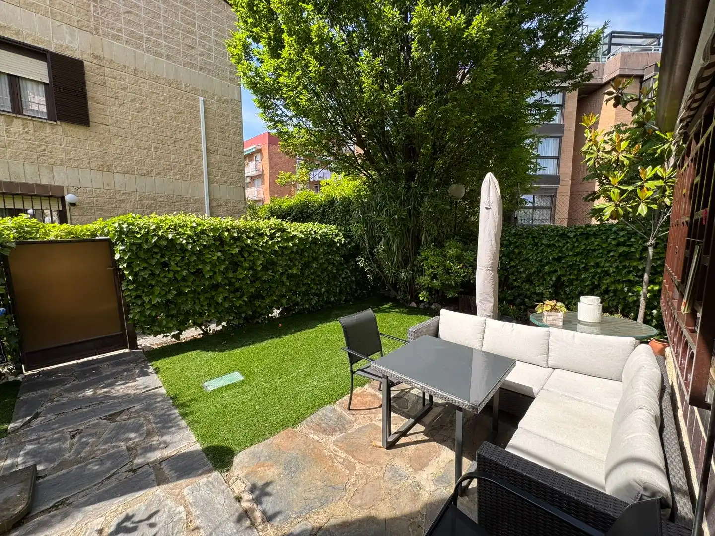 Wohnung zum Verkauf in Calle de Pérez Cidón, 18, Concepción Terrasse von Wohnung zum Verkauf in Madrid mit Heizung, Privatgarten und Parkett