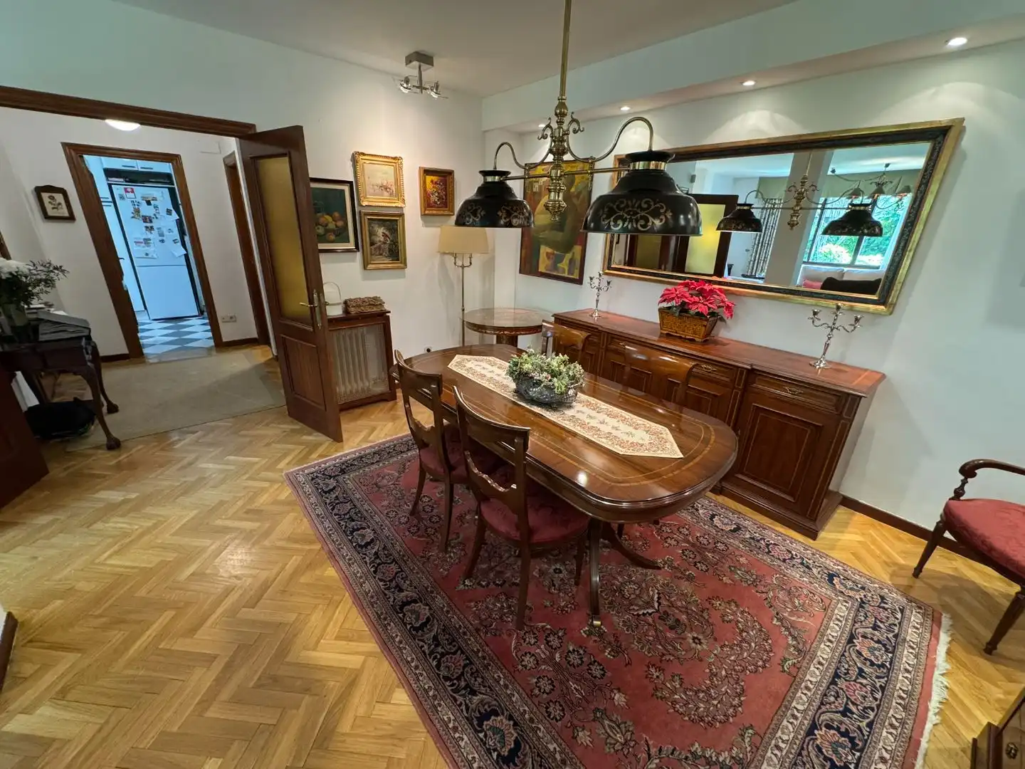 Wohnung zum Verkauf in Calle de Pérez Cidón, 18, Concepción Esszimmer von Wohnung zum Verkauf in Madrid mit Heizung, Privatgarten und Parkett