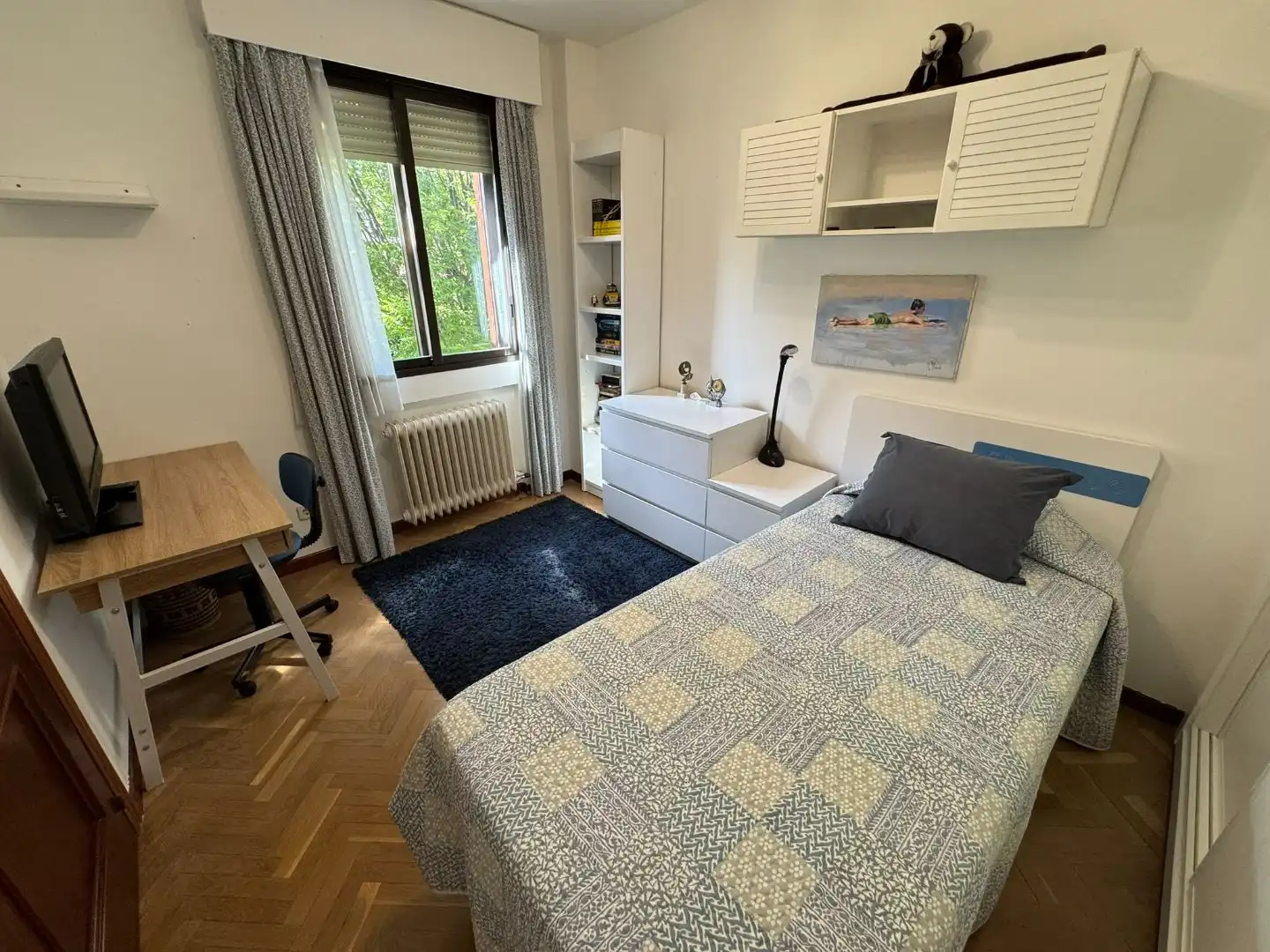 Wohnung zum Verkauf in Calle de Pérez Cidón, 18, Concepción Schlafzimmer von Wohnung zum Verkauf in Madrid mit Heizung, Privatgarten und Parkett